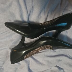 Maurices Glossy Black Heels